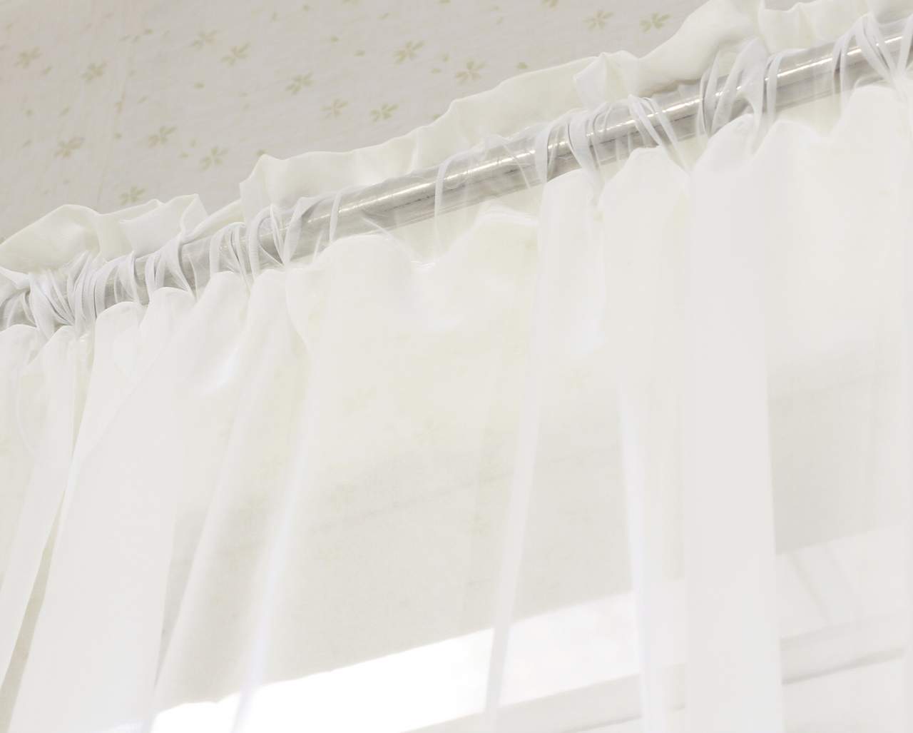 Gardinen Vorhang transparent mit Kräuselband Stores Voile für Schiene  Fensterschal Wohnzimmer Schlafzimmer