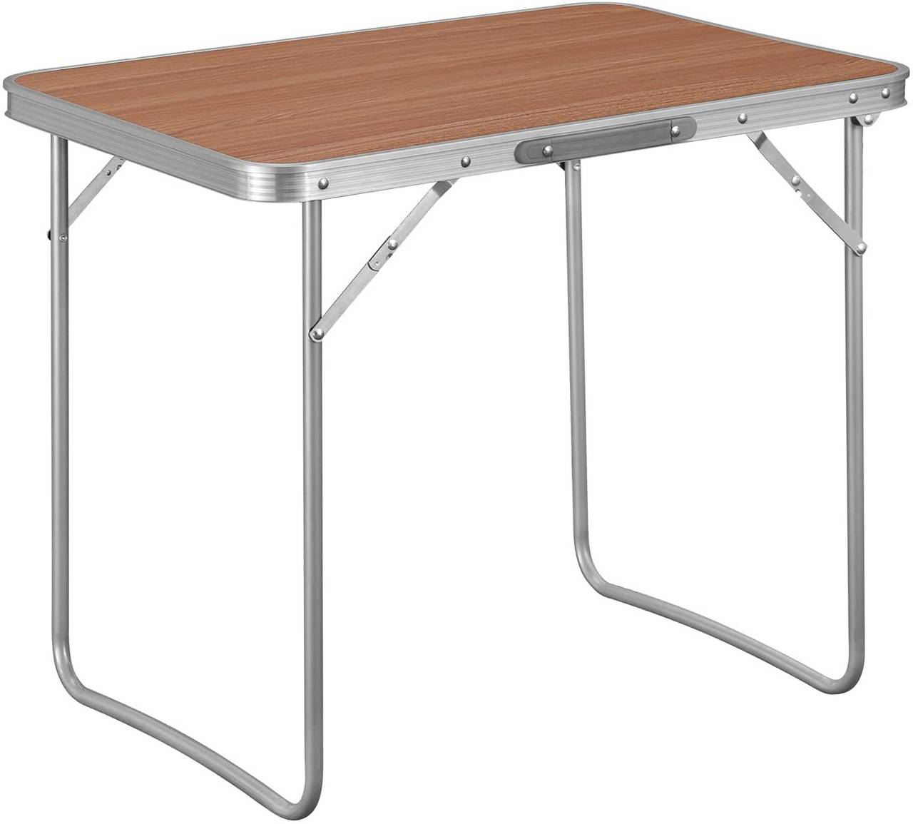 Table de Camping Table Pliante en Aluminium et MDF Table de Pique