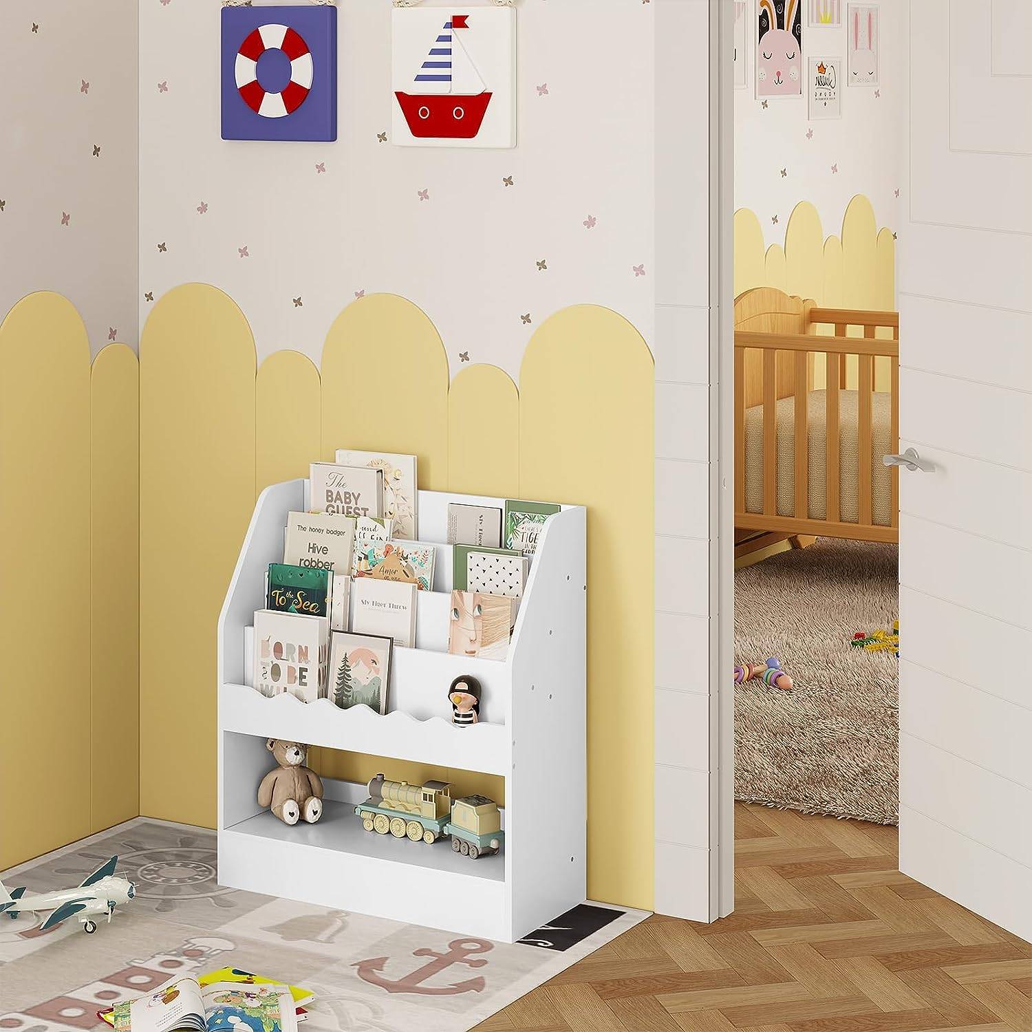 Librería infantil Montessori con almacenaje