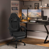 WOLTU Gaming Stuhl mit Taschenfederkissen, ergonomischer Drehstuhl, Tech-Stoff