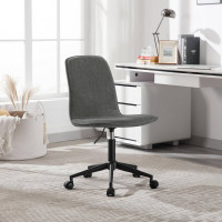 WOLTU Bürostuhl, Schreibtischstuhl ergonomisch, gepolsterter Stuhl mit Frottee-Bezug
