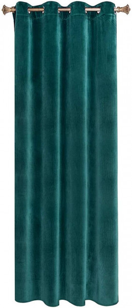 Blackout curtain with eyelets, velvet curtain, opaque thermal curtain, 300  g/m² heavy opaque blackout curtain for bedroom, noise reduction
