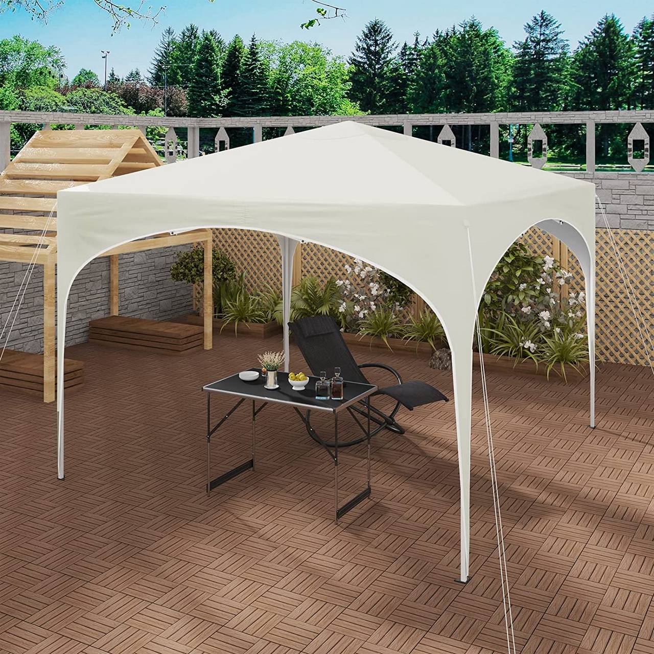 WOLTU-Tente de Jardin Pliable Imperméable, Protection Solaire UV
