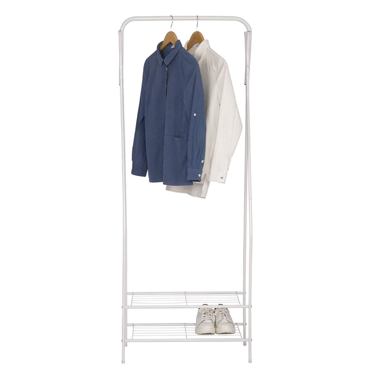 two tier coat rack