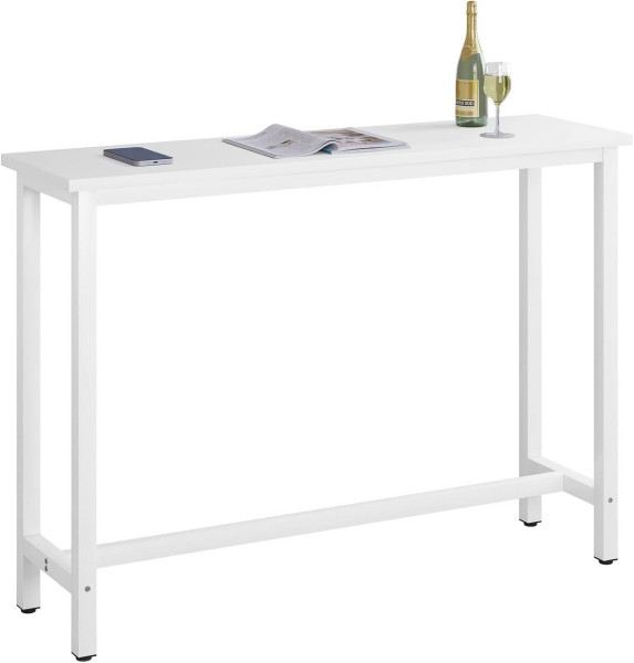 WOLTU 1x Bartisch Bistrotisch Stehtisch Esstisch, Metallgestell, Tischplatte aus MDF