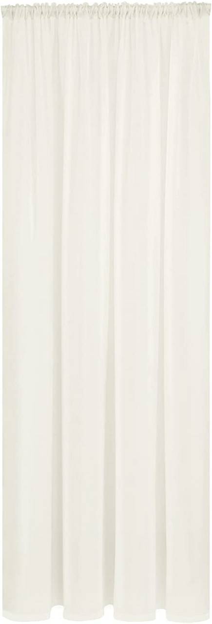 Gardineschals Voile Gardinen Flaum Lichtdurchlässig Luftig Transparent Deko Gardinen Kräuselband Schiene, Vorhänge Vorhang mit mit für Seidengewerbe Wohnzimmer