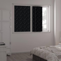 WOLTU blackout blind without drilling, roof window with suction cups & Velcro fasteners